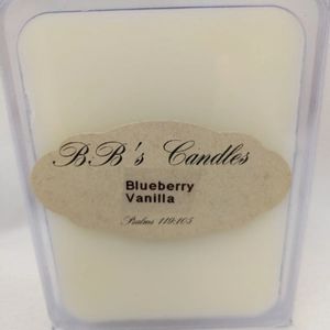 Blueberry Vanilla wax melts strong scent